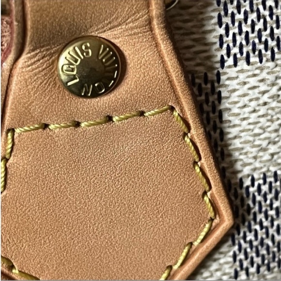 Louis Vuitton Speedy 30 Damier Azur bag 100% Authentic Preloved with dust bag - Picture 12 of 14